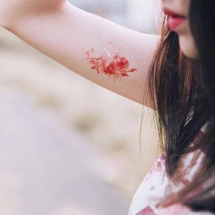 The Only Rose Stickers Tatouages Temporaires pour la vente par PAPERSELF