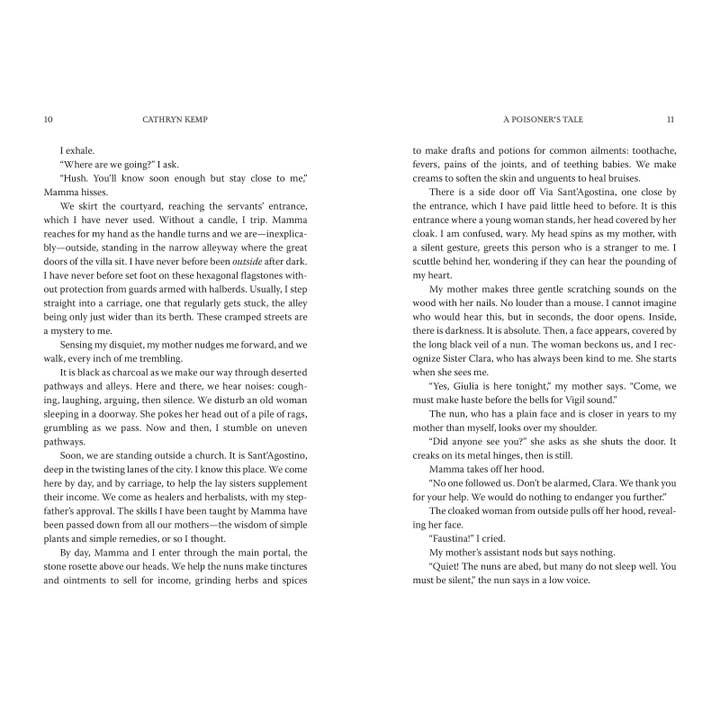 Hachette Book Group - Wholesale Historical Fiction - A Poisoner's Tale by Cathryn Kemp3