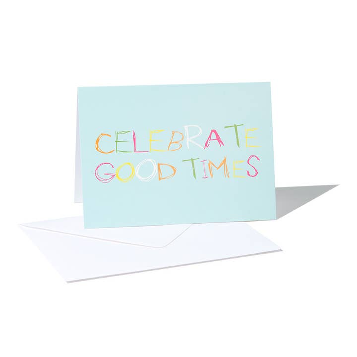 Biglietto pieghevole "Good times" per la vendita all'ingrosso da parte di Langelütje