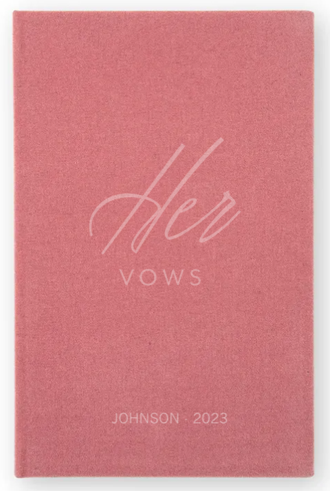 Weddingstar Inc. - Wholesale Notebook - Velvet Vow Pocket Notebook - Her Vows7