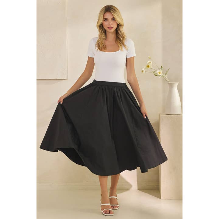 Veveret - Wholesale Skirt - Women's - Midi Pull on Skirt4