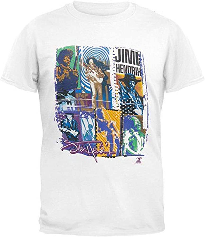 Official Store - Wholesale T-Shirt (Graphic) - Men's - Jimi Hendrix - Guitar Photo Collage Soft Men's T Shirt0