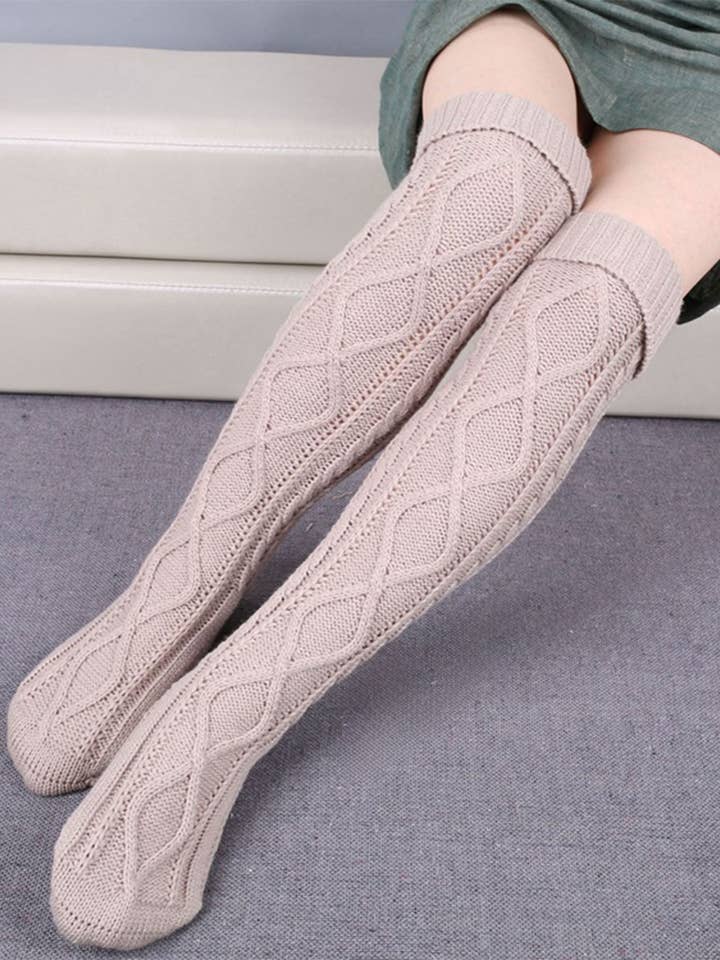 ACCITY - Wholesale Socks - Women's - CABLE KNIT SOCKS_CWMS1088