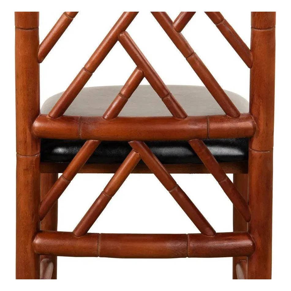 LOOMLAN – wholesale Chair – Brighton Bamboo Leather Dining Chair 2PC4