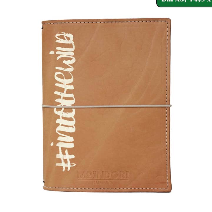 Copertina DIN A5 BUJO «ArtLeic» edizione 2021 - natura classica per la vendita all'ingrosso da parte di MoinDori Hamburg