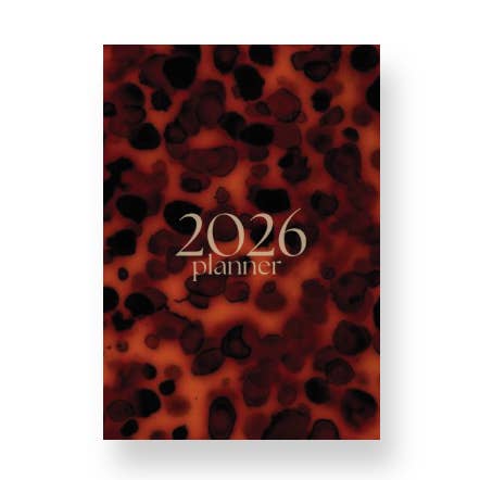 Planificateur de style de vie 2026 Ember Tortoise pour la vente par kierst