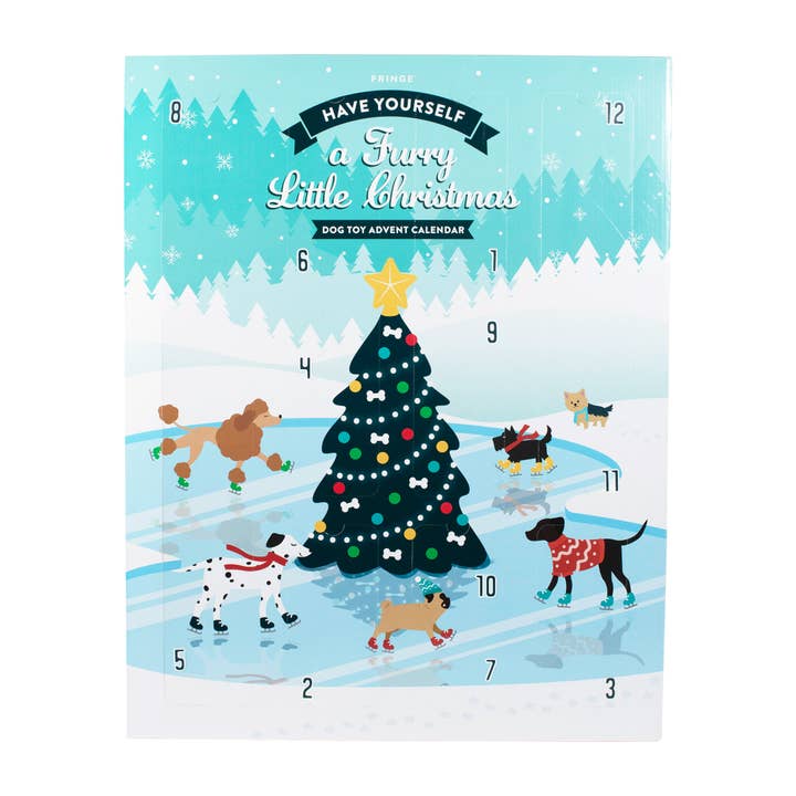 FURRY LIL CHRISMAS PET ADVENT CLNDR for wholesale by Petshop by Fringe Studio