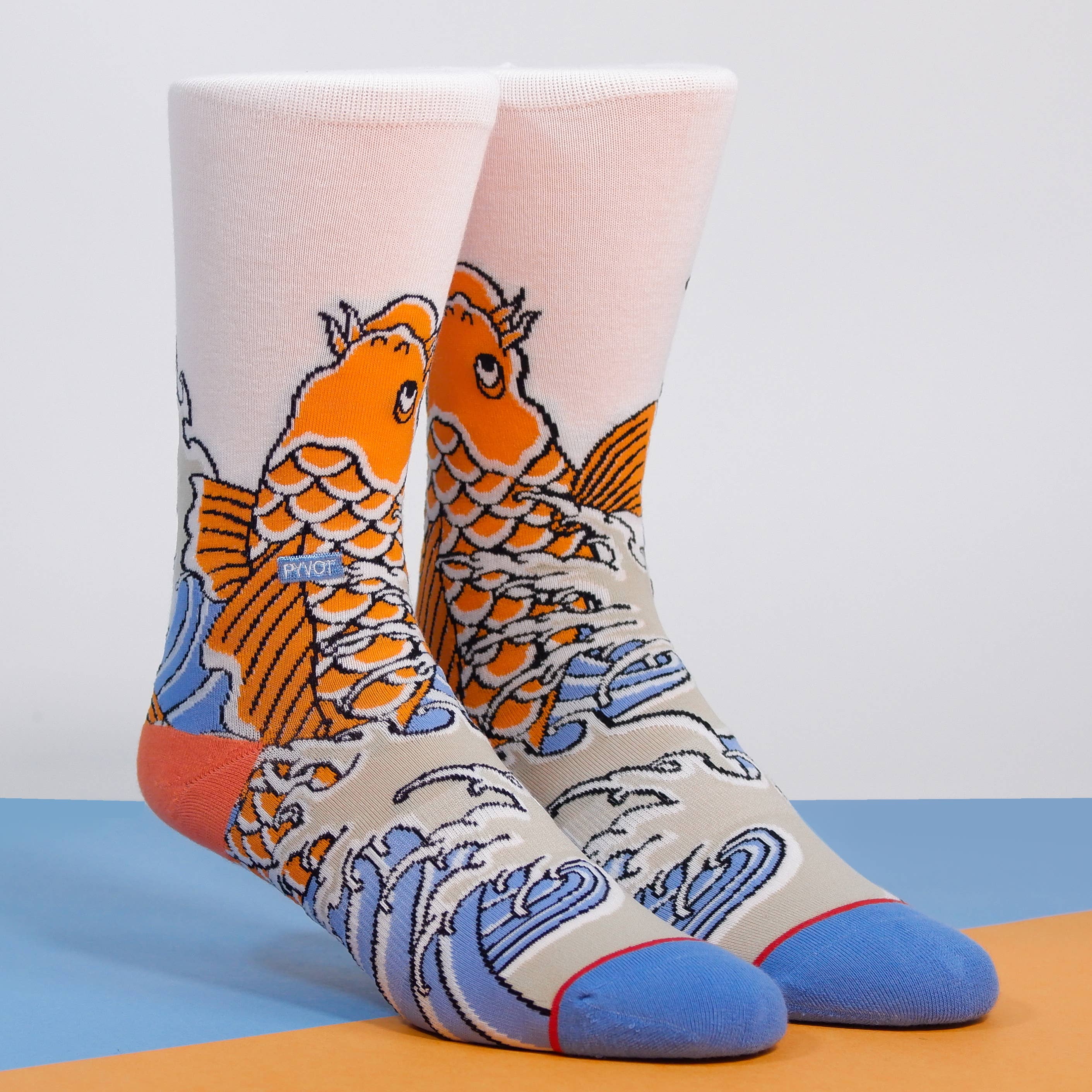 White Goodluck Socks for wholesale on Faire3