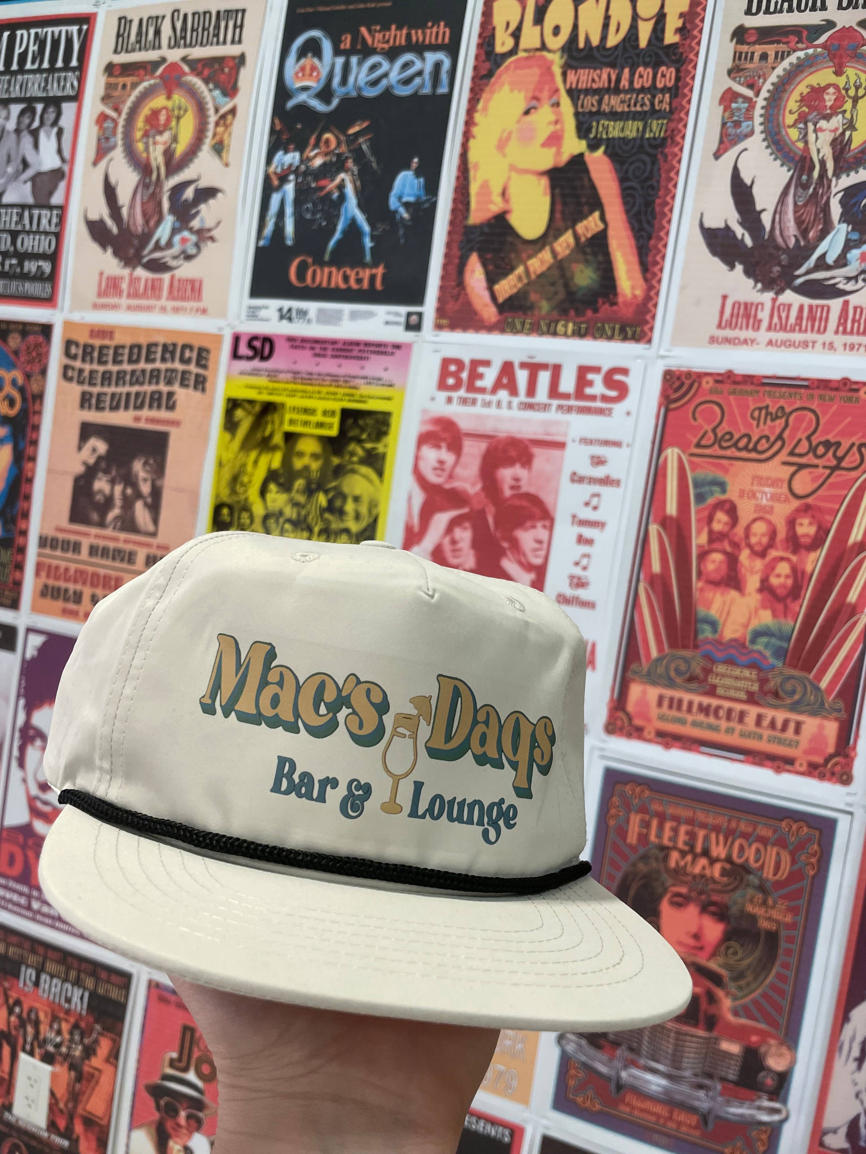 Vibes Hat Company – Großhandel Flat Brim Cap – Unisex – Vibes Retro Rope Hat – weißer Flatbill-Fünf-Panel-Cap2