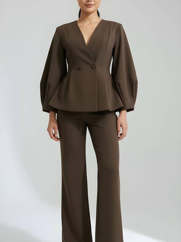 SUIT SET PANTS 25054 for wholesale by Invitadissimas