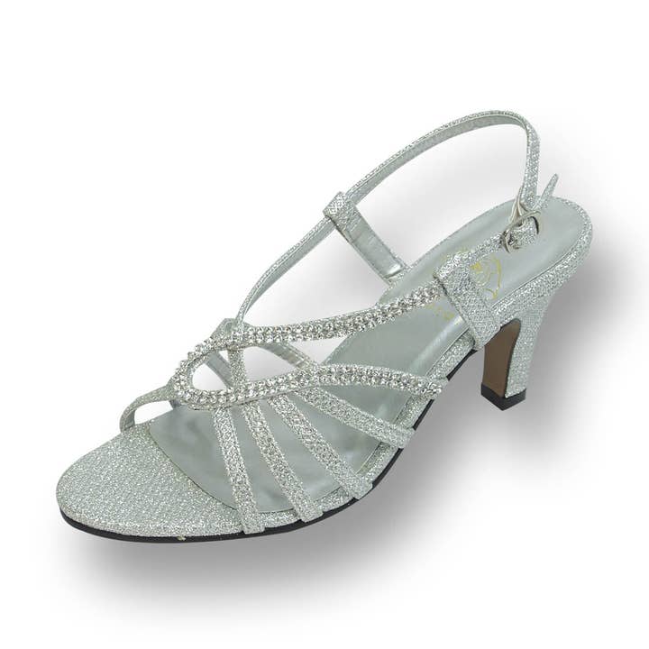 Sandales habillées larges pour femmes FLORAL Danielle pour la vente par FazPaz