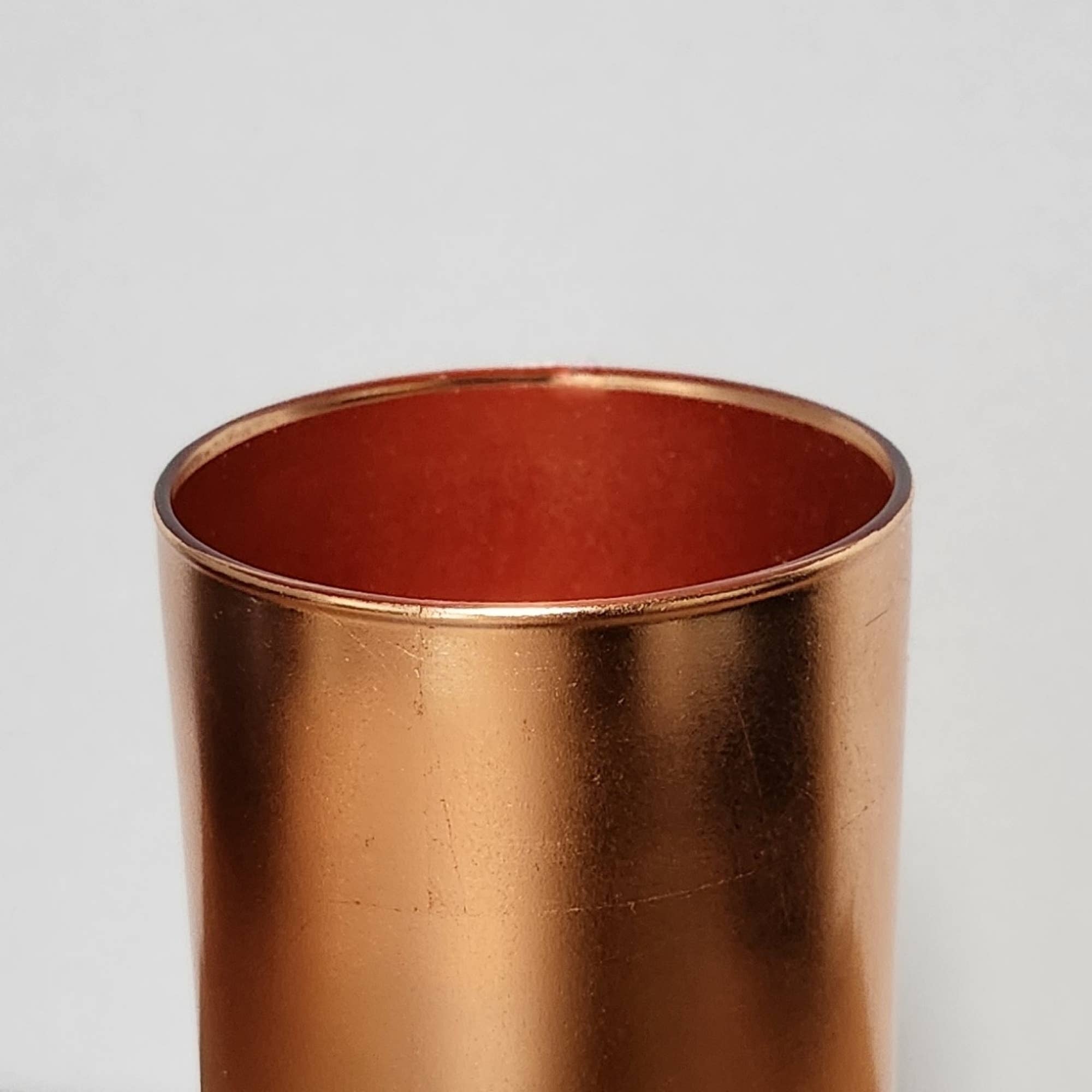 RED POMEGRANATE COLLECTION - Vendita all'ingrosso Vasi - Vaso da tavolo cilindrico in vetro dorato da 17,8 cm4