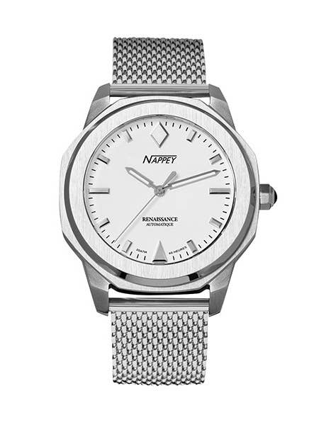 Nappey Renaissance Aço e Branco Milanês 115 X 94 X 723 por atacado de Nappey