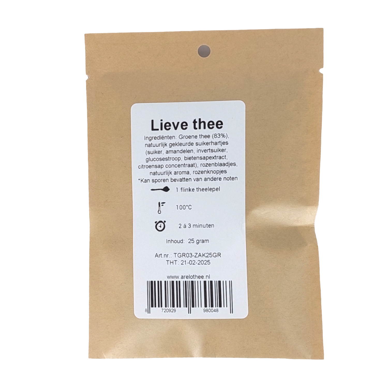 ARELO - Wholesale Loose Tea - Dear tea bag - 25 grams1