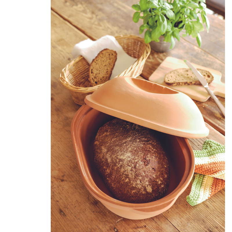 Svart Terrin Smak/ Gryta För Stekning 37,5x24x20cm i Lergods för wholesale på Faire2