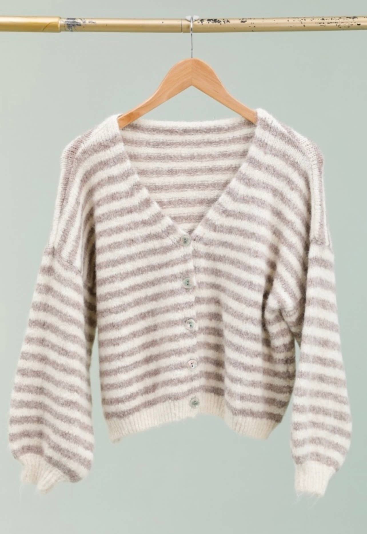LÉA & LUC - Wholesale Cardigan - Women's - Striped cardigan REF. 510629