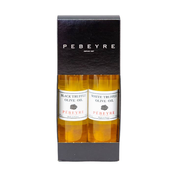 Pebeyre Black & White Oil Duo 2x 3.38oz for wholesale by The French Farm