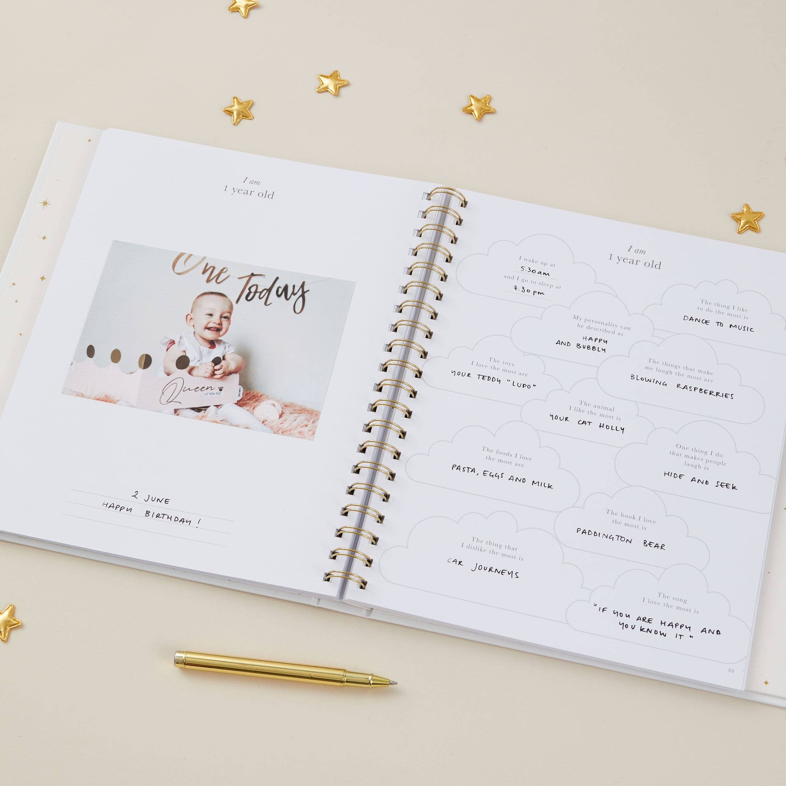 Blush And Gold - Wholesale Memory Book - Kids & Baby - My Baby Book - Pearl (Cloth) luxury keepsake memory baby boo9