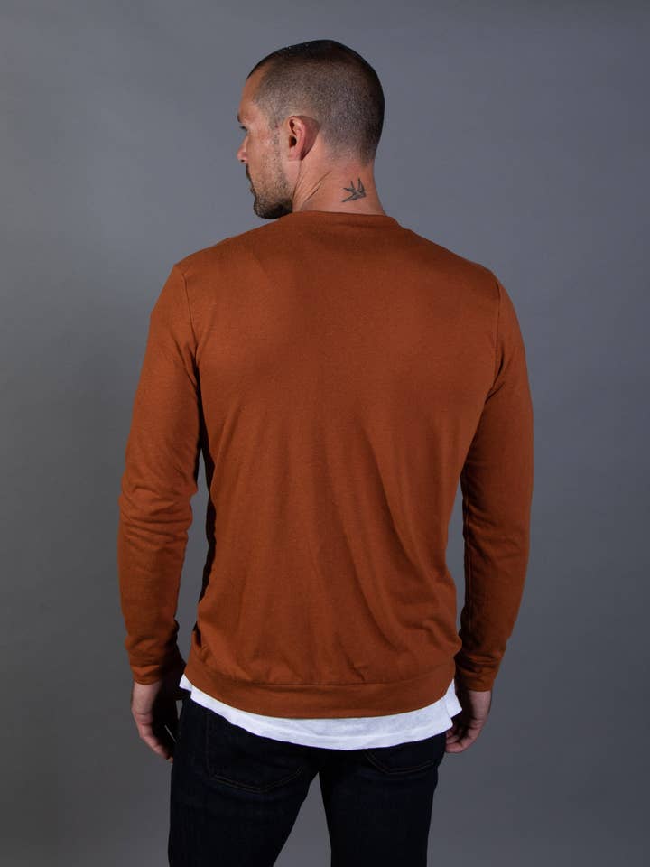 Mika Jaymes - Wholesale Cardigan - Men's - Men's Tri-Blend Cardigan Sweater2