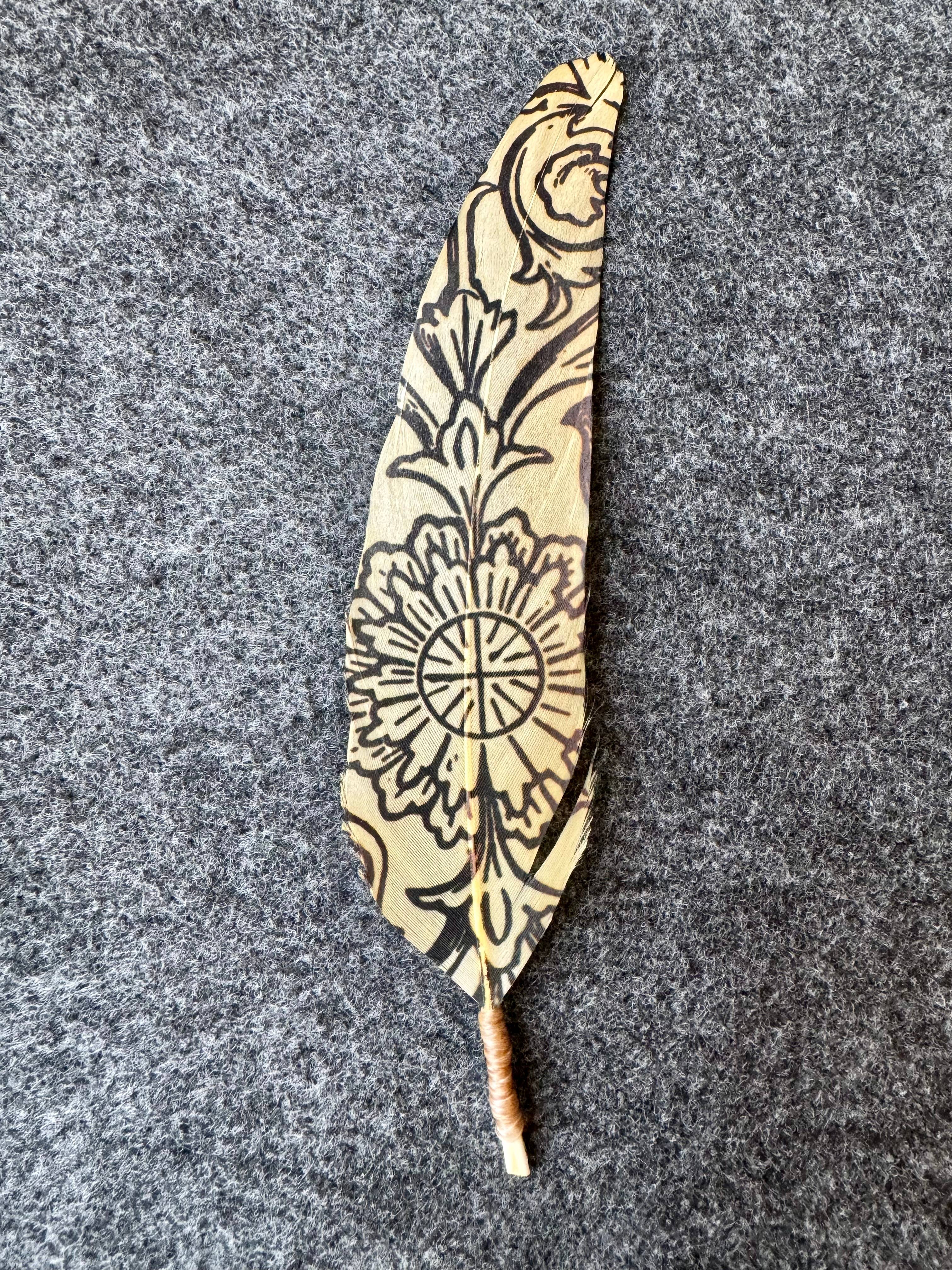 Buckaroo Supply Company - Wholesale Hat Accessory - Women's - Western Scroll Hat Feather - Western Hat Accessory2