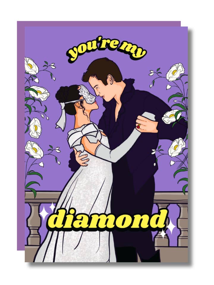 Du är min diamantkärlek Alla hjärtans dag-kort för wholesale av Studio Soph (We Pay Your Import Fees - We Ship DDP)