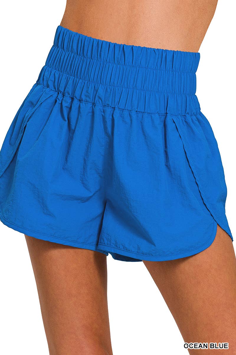 42POPS - Vente Short – femme - Short coupe-vent avec doublure et poche arrière en mesh20