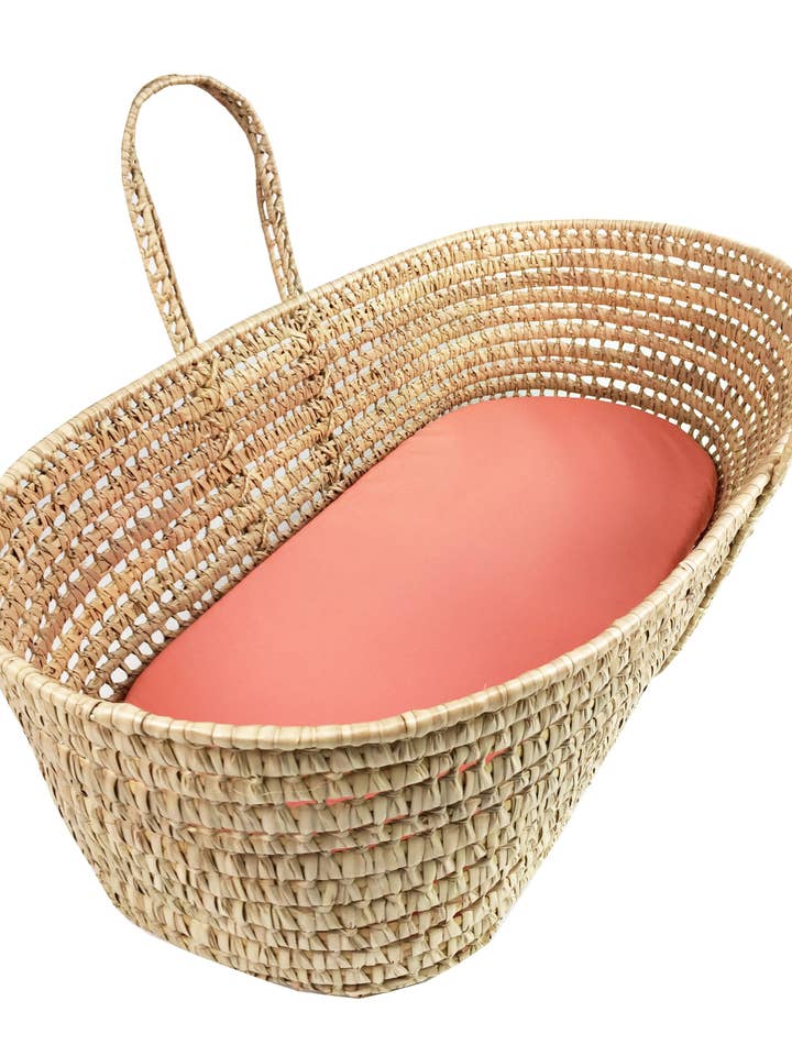 Corail Coton - Drap-housse sur mesure pour la vente par Wendy Anne