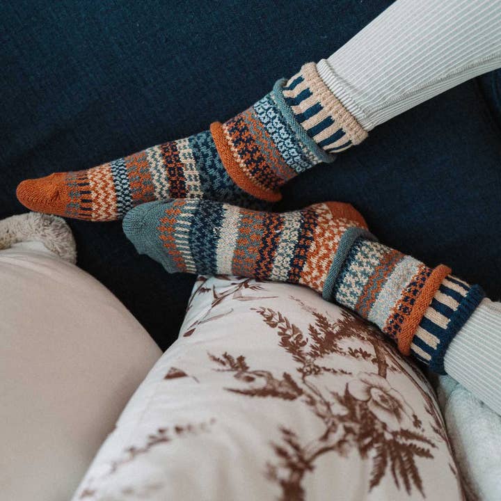 Solmate Socks - Wholesale Socks - Unisex - Nutmeg Crew Socks | Eco-Friendly & Made in the USA