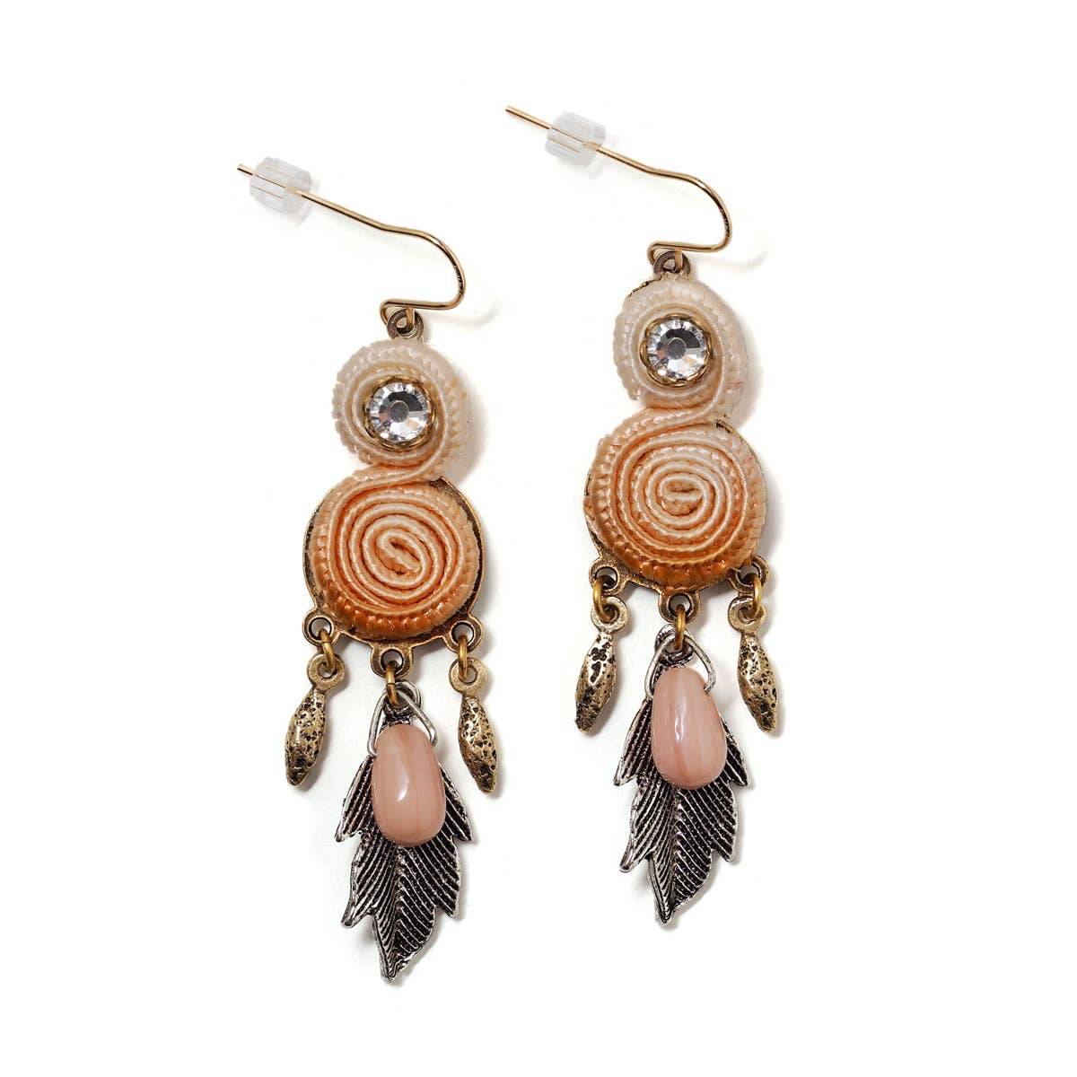 Elements Jill Schwartz - Wholesale Dangle Earrings - Ombré Swirl Earrings0