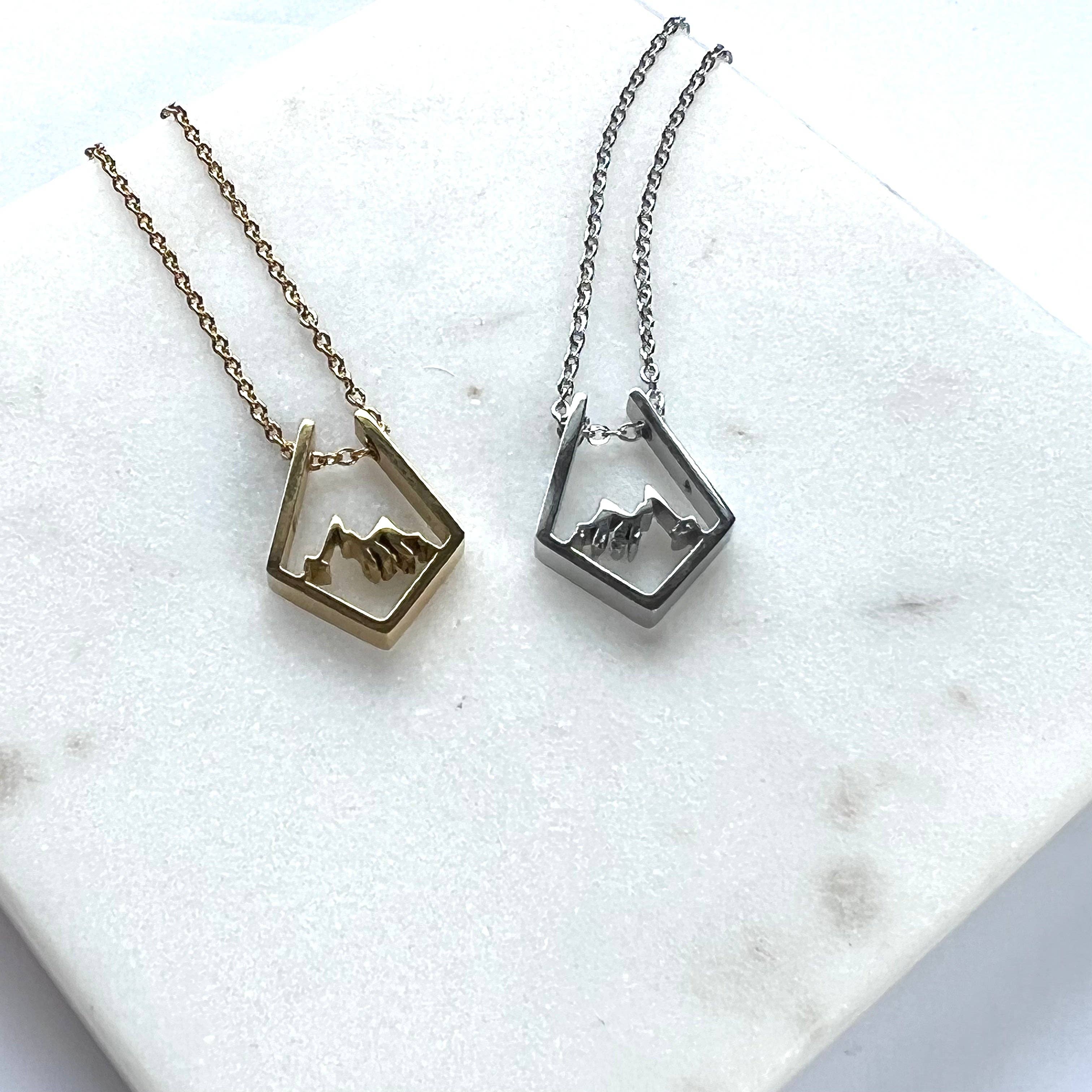 Royce and Oak - Wholesale Pendant/Charm Necklace - Rhombus Mountain Necklace6