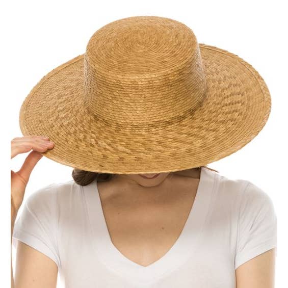 Love and Thyme - Wholesale Straw Hat - Women's - HANDMADE Palm leaf Straw Boater Hat3