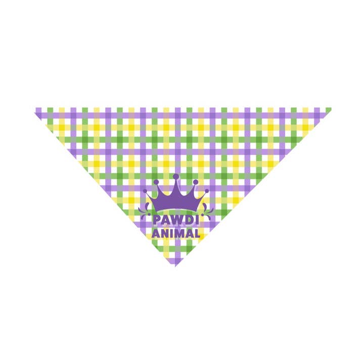 Mardi Gras Pet Bandanna (Each) for wholesale by Plush Appeal LLC