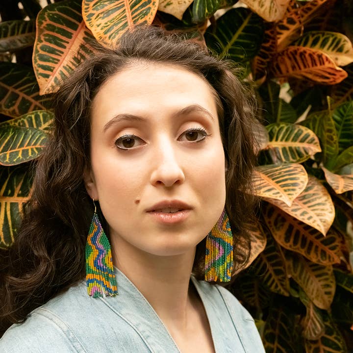 Altiplano - Wholesale Tassel Earrings - Psychedelic Fringe Earrings