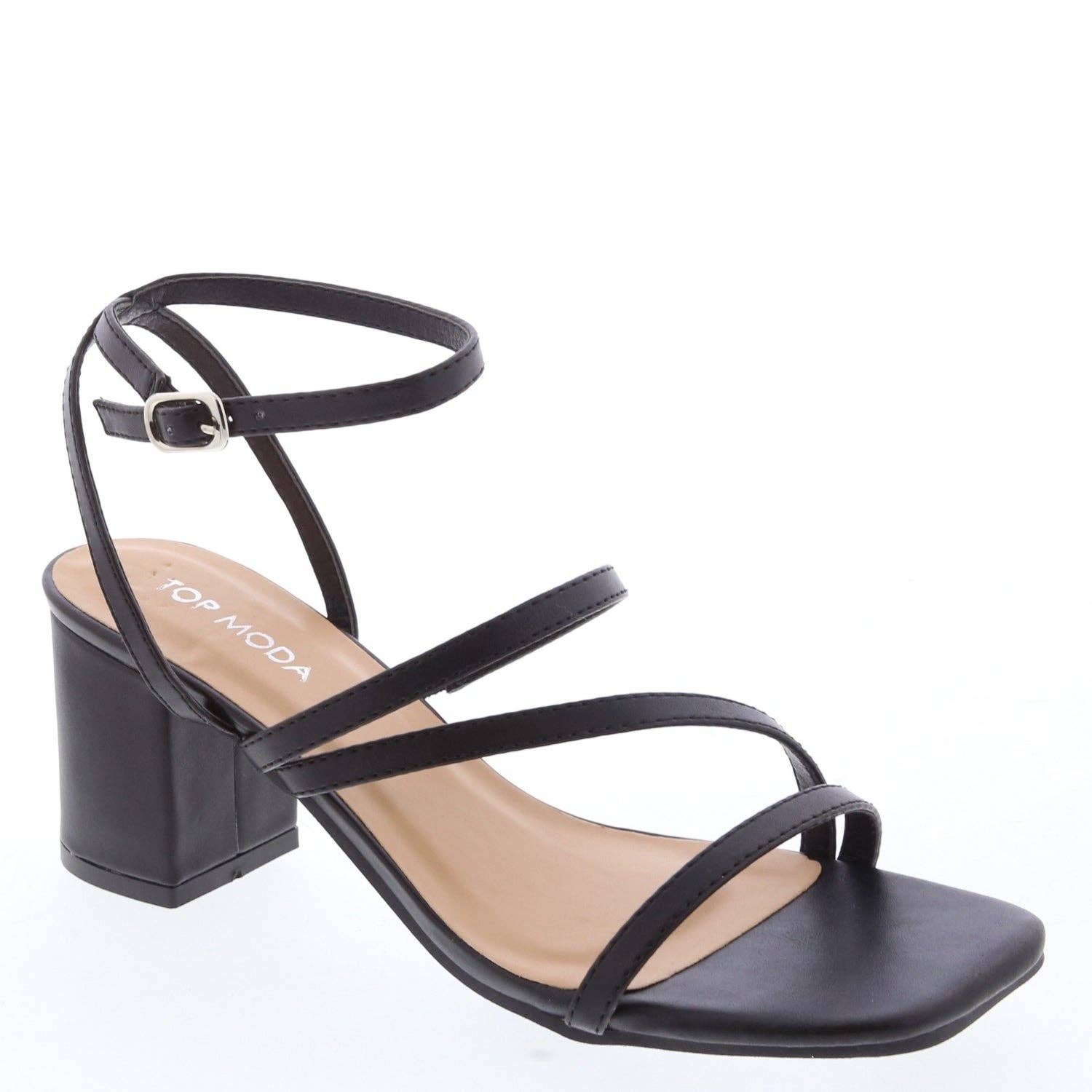 Mars Sky Shoes Wholesale - Vente Sandales – femme - Top Moda ALI-6 Sandales à talons blocs à brides pour femmes - Pack de 18 paires - 15,25/paire2