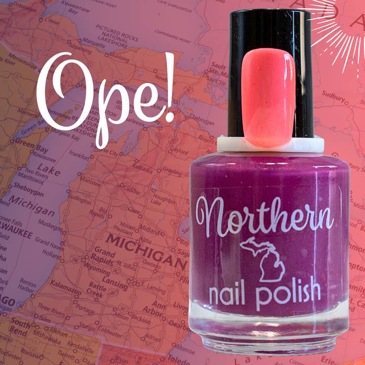 Northern Nail Polish - Wholesale Nail Polish - OPE! ~ SUN/UV Color-Changing Nail Polish Vegan Nontoxic