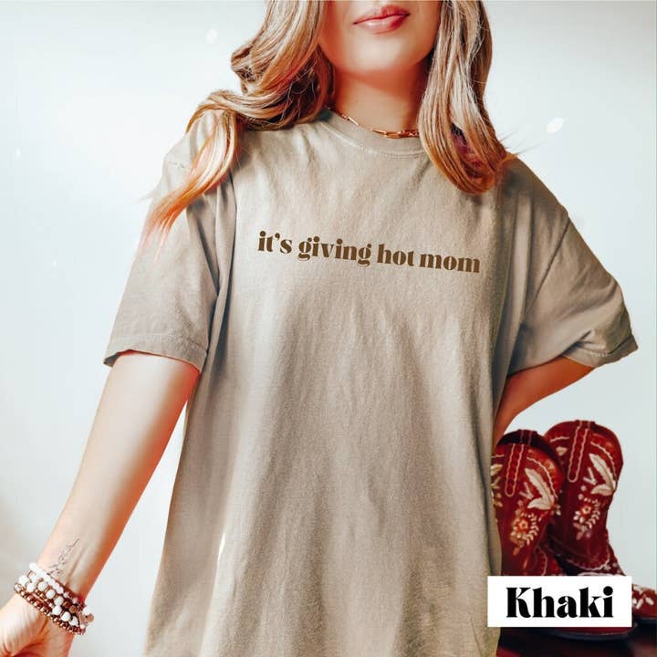 Hot Mom T-shirt, Det Giver Hot Mom Tee for engroshandel hos Woven Wonder Apparel