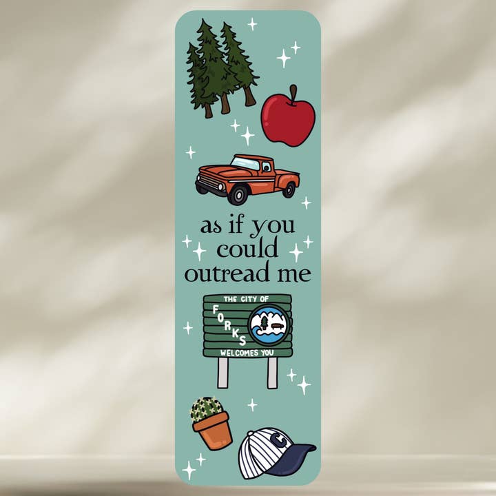 Twilight As If You Could Outread Me Bookmark for wholesale by Nearly June Design Co