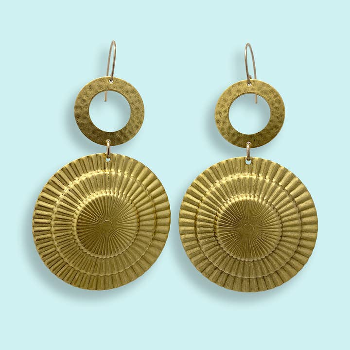 Empire Circle Earrings
for wholesale by Ornamental Things