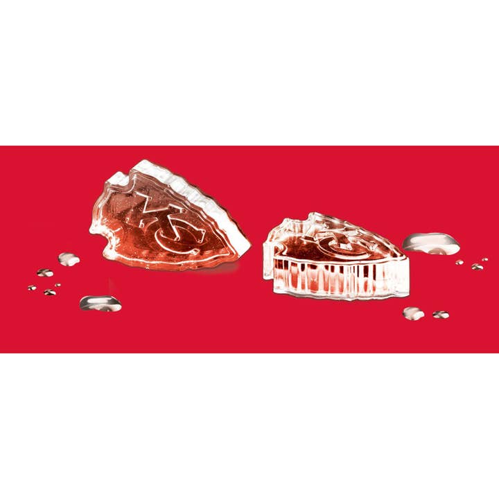 Masterpieces Puzzles - Wholesale Ice Tray/Mold - Kansas City Chiefs Ice Cube Tray