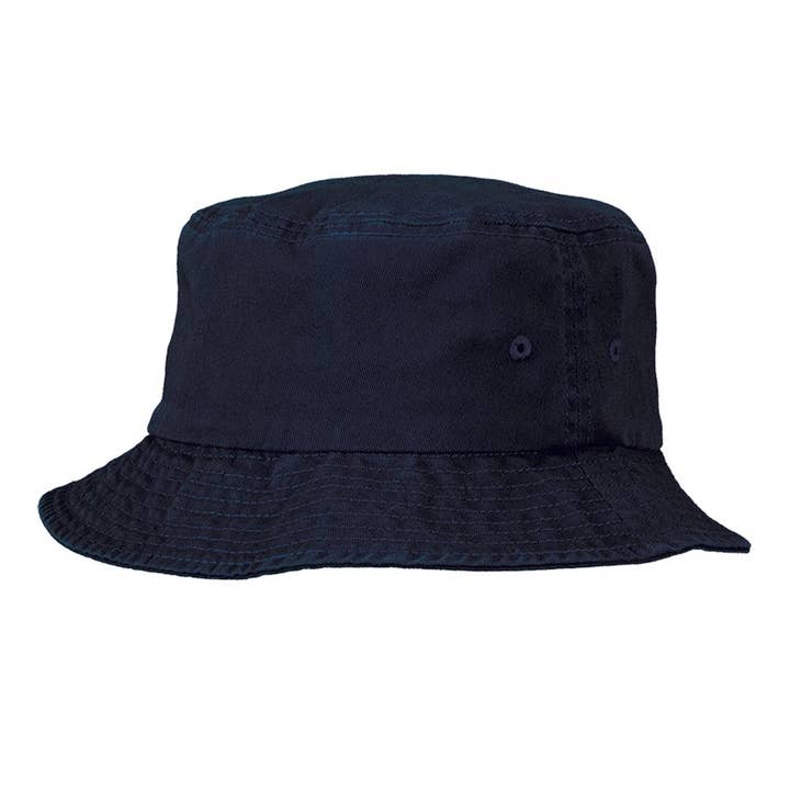 Gracie Designs - Wholesale Bucket Hat - Unisex - Custom Text Minimalist Bucket Hat - Embroidered