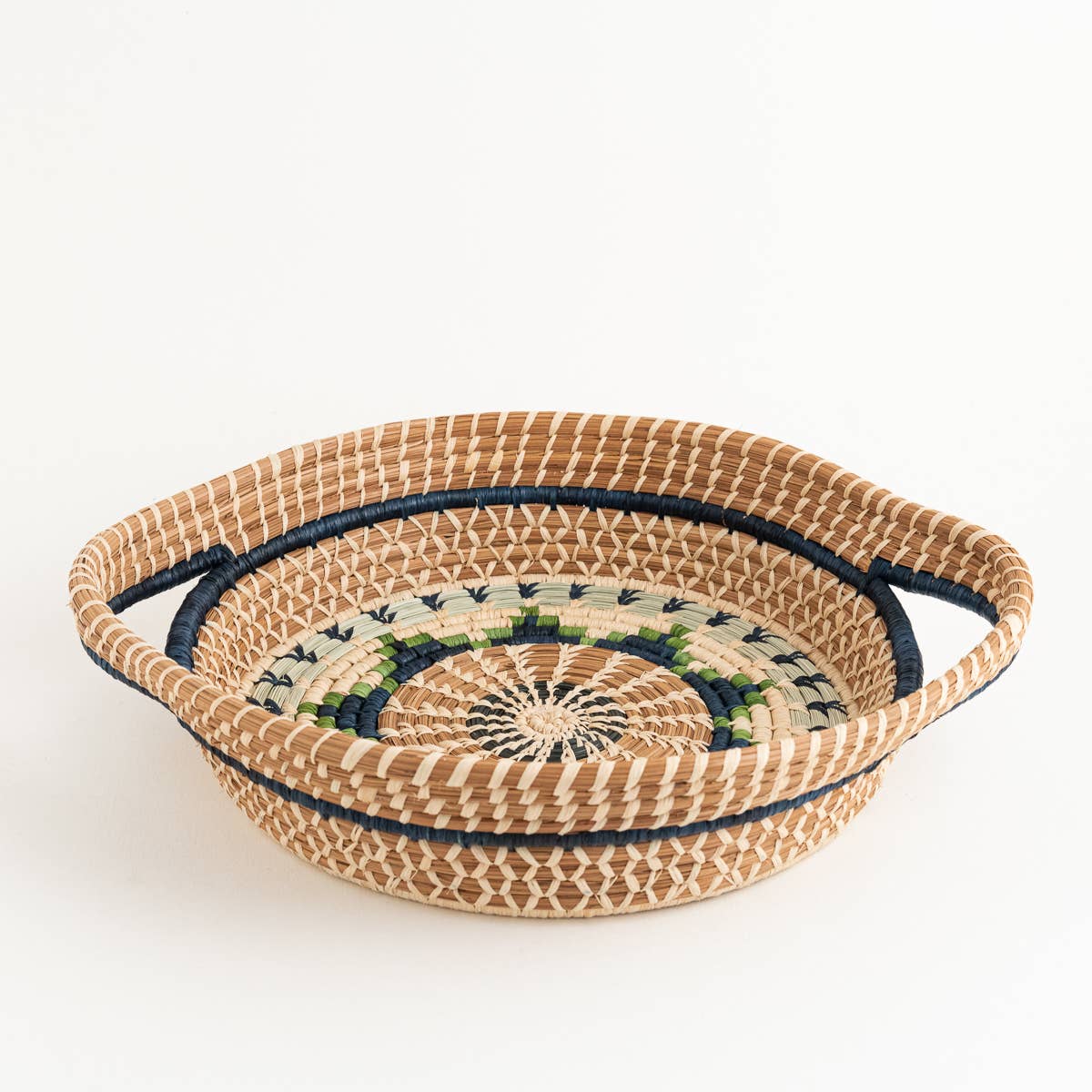 Mayan Hands - Wholesale Basket - Chumil Basket - Green1