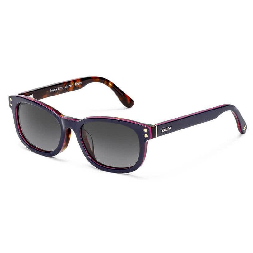 toucca kids - Wholesale Sunglasses - Kids - Brandon Navy Blue Classic Polarized Kids Sunglasses0