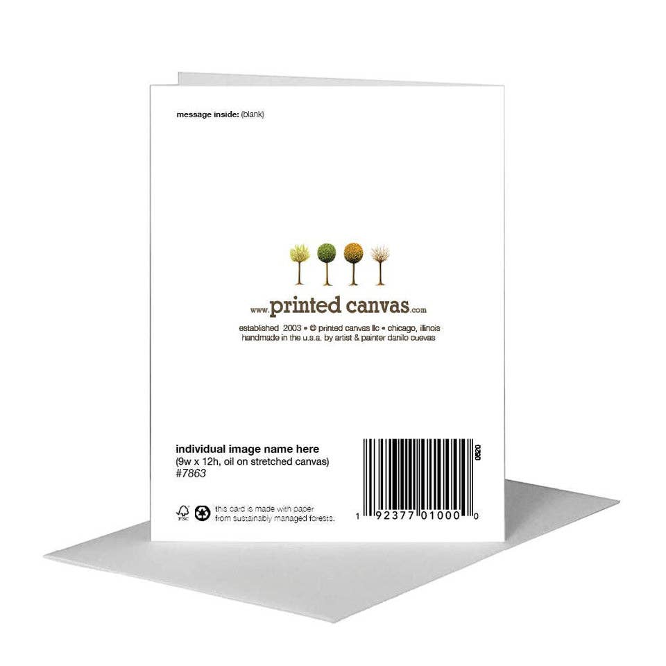 Printed Canvas – Großhandel Gute-Besserung-Karten – Toilettenpapierrolle aufrecht, Grußkarte (#8058P)2