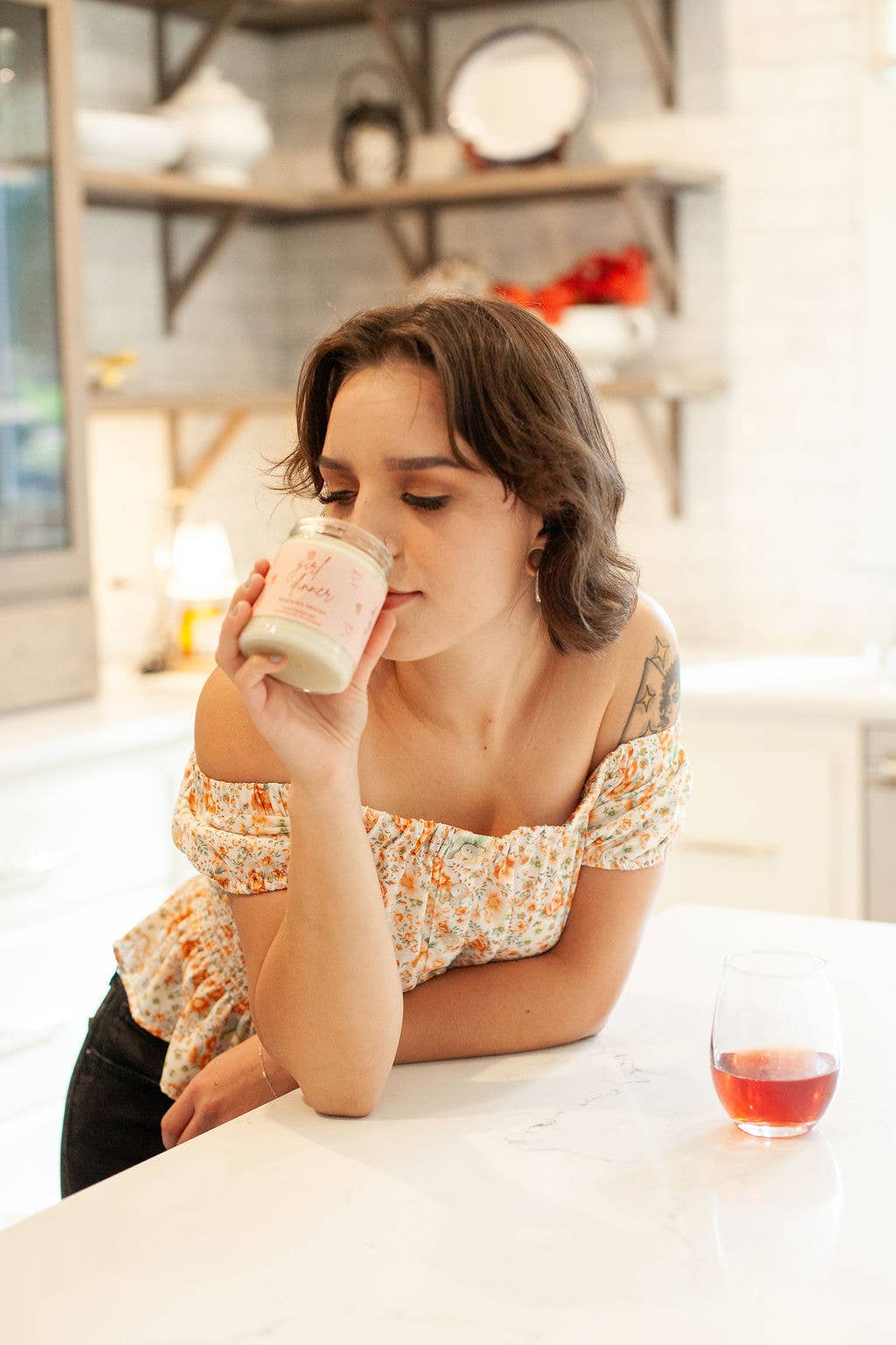 Austy Lou by Broken Top Brands - Wholesale Jar/Filled Candle - Girl Dinner 9oz Soy Candle3