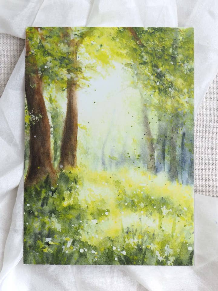 Briefkaart uit het sprookjesbos voor wholesale door Jona Art