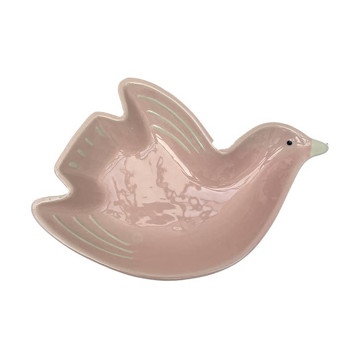 Opjet Paris - Vente Plats - Coupelle cuicui oiseau rose pm L16,2 P11 H3cm0