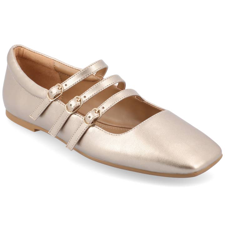 Journee - Wholesale Flats - Women's - Darlin Ballet Flats In Faux Leather