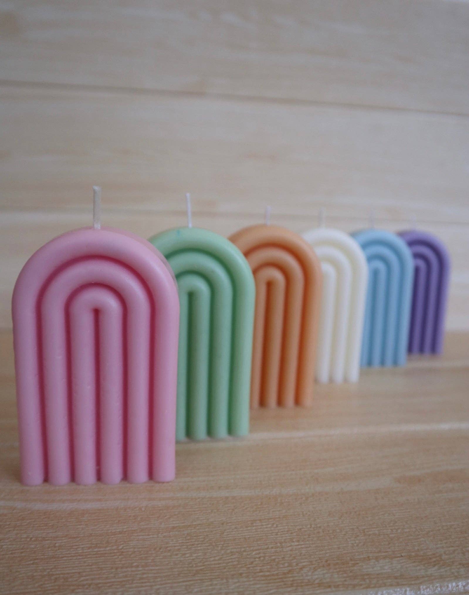 Velas Galbis - Jose Galbis Soler, S.L. – Engroshandel Gavelys – Arc duftlys i vegetabilsk voks i seks farver0