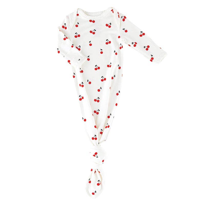 Stephan Baby by Creative Brands - Wholesale Babygown - Baby - Cherries Knotted Gown 0-3 mo1