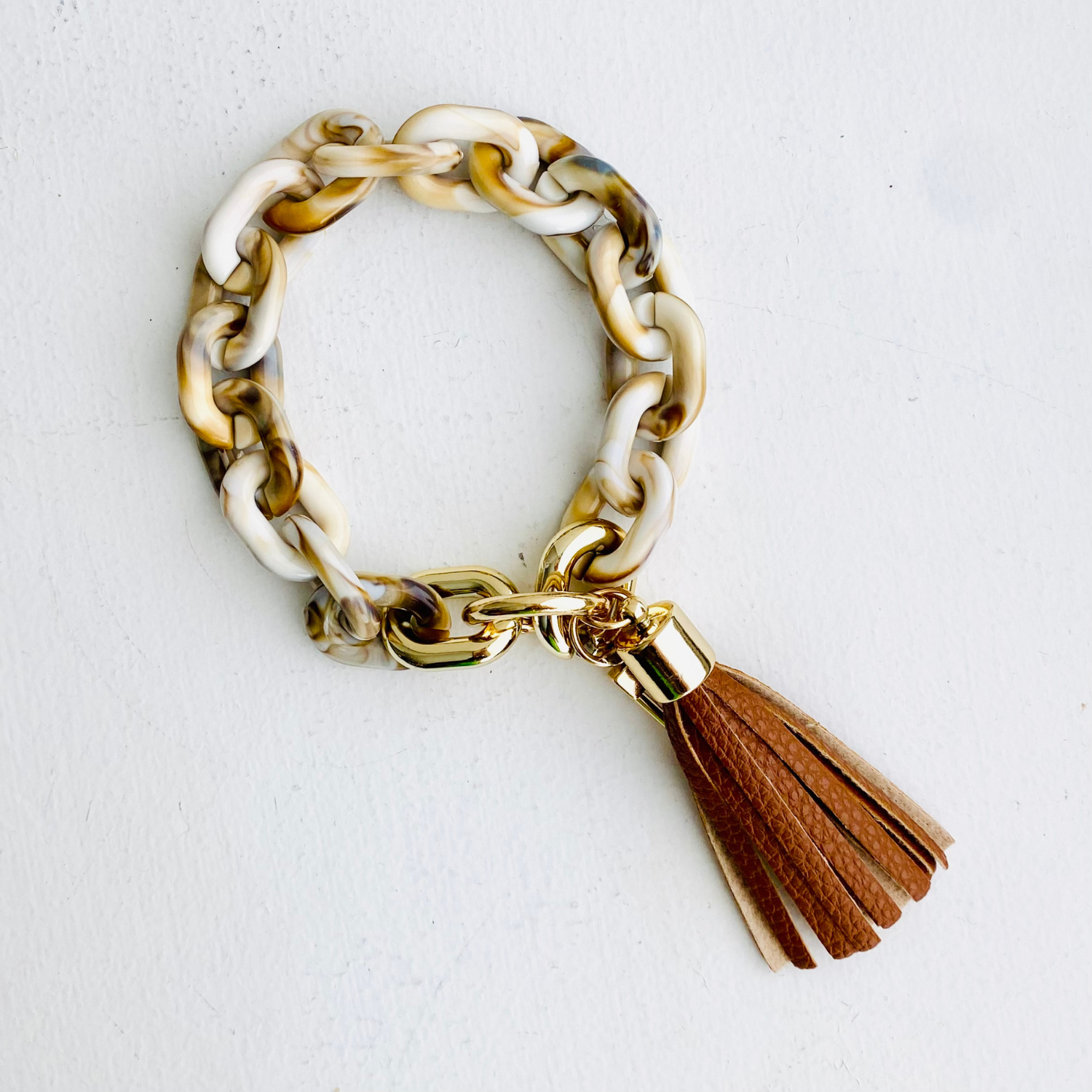 Tiny Gift Society – wholesale Keychain bracelet – Chain Link Bangle Keychain | Resin Wristlet Key Ring6